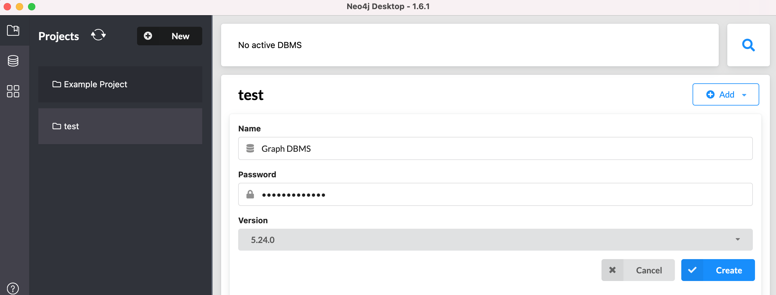 Neo4j Desktop 新建项目